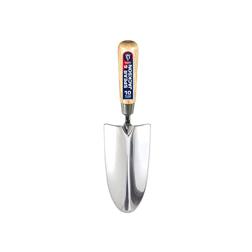Spear & Jackson 3010TR Neverbend Stainless Hand Trowel, Blue