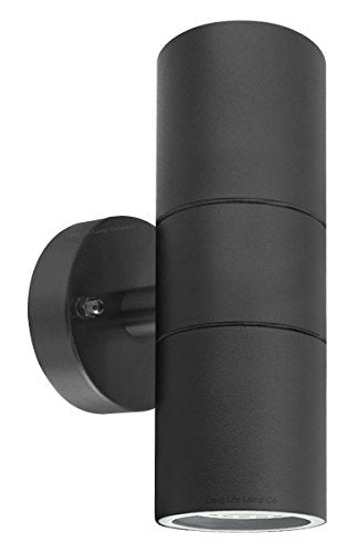 Long Life Lamp Co Black Steel Up Down Outdoor Wall Light