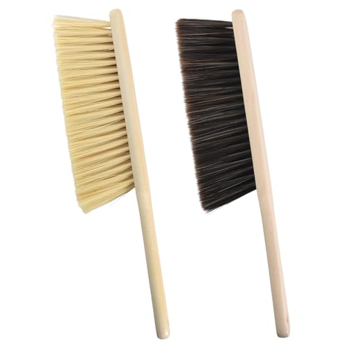 Zimoer Soft Hand Sweep Brush with Wooden Handle (Pack of 2)