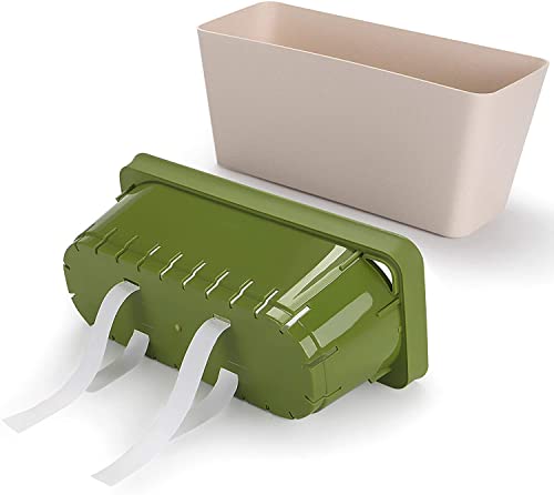 LATERN 3Pcs Self Watering Planter Pot, 27CM Rectangle Plastic Plant Pot Garden Flower Bonsai Pots for Aloe Herb Orchid Succulent Plants - with Water Level Window and Drainage Hole Hidden Tray