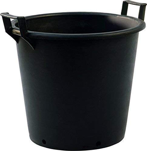 Muddy Hands 60 Litre Heavy Duty Large Plastic Plant Pots with Handles Outdoor Garden Tree Planters Containers (1)
