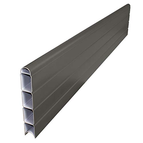6ft Graphite Grey Composite Gravel Board