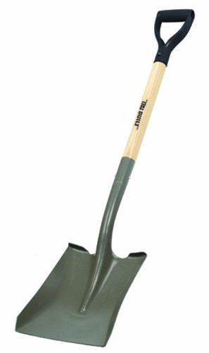 Truper 31176 Tru Built 28-Inch Square Point Shovel, D-Handle
