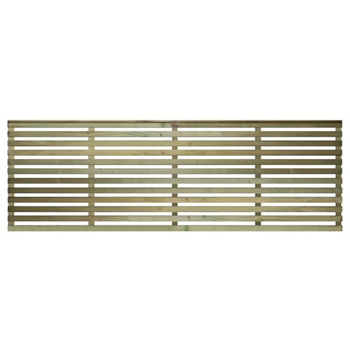 Premier Vogue 6ft x 2ft Horizontal Slatted Trellis Panel