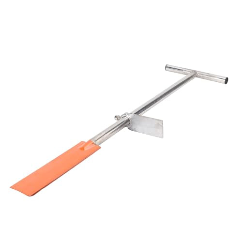 Annadue Rustproof T-Handle Transplant Spade with Foot Pedal
