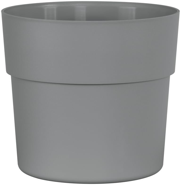 Blooming Weather Liv Pot Eco-Friendly Recycled Plastic (Light Grey, 30 cm ⌀)