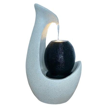 Tranquility Marion Mains Powered Water Feature With Water Tablets, Waterfall, Water Fountain, Garden Decoration, Garden Feature