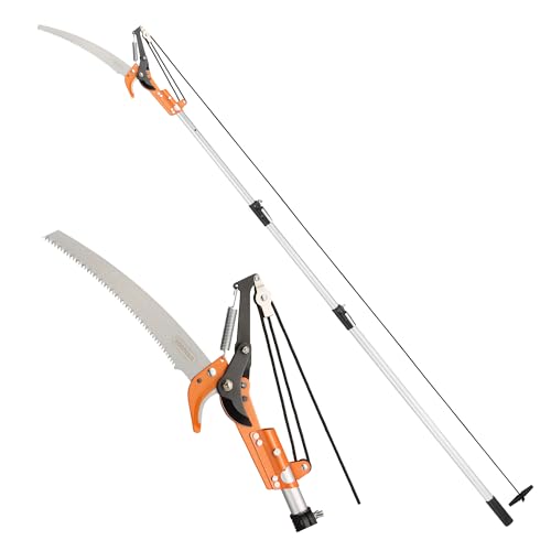 VonHaus Telescopic Tree Pruner & Lopper 2-in-1 3.3m