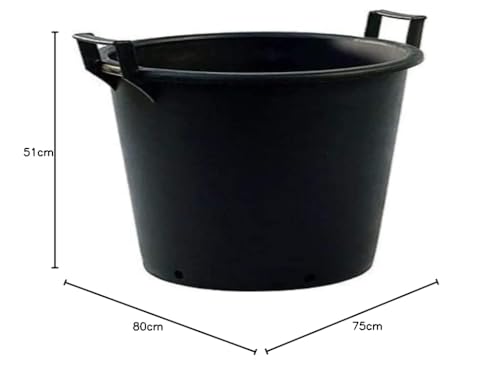 Extra Large Plastic Container Plant Pots with Handles 160lt
