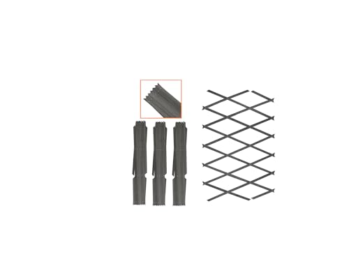 Kanta Expandable Wooden Garden Trellis Grey 180x60cm 3pk
