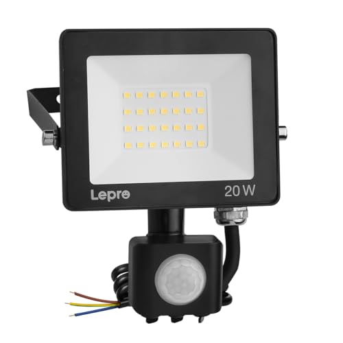 Lepro 20W PIR Motion Sensor Security Light 2000lm