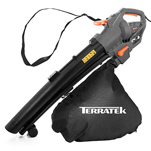 Terratek 3000W 3-in-1 Corded Leaf Blower Vacuum