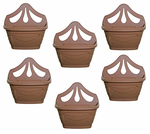 HOMION 31cm Venetian Wall Planter – Set of 6