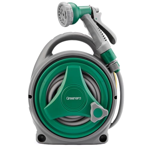 Garden Hose Reel 14m with 8-Mode Spray Gun