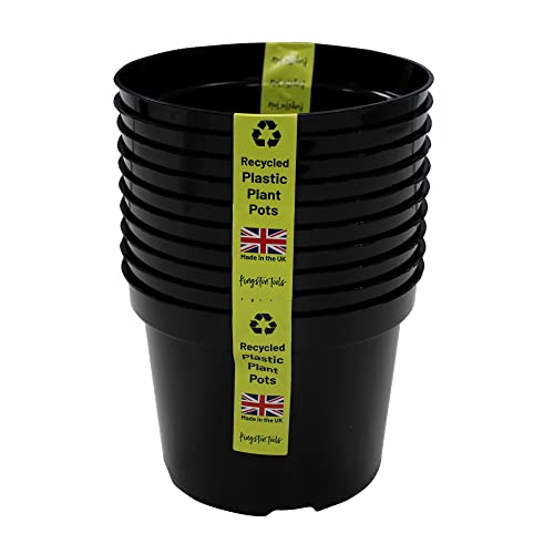 Kingston Tools Recycled Plastic Plant Pots 2L – Pack of 10