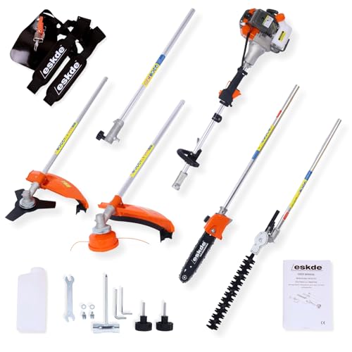 eSkde 5-in-1 52cc Petrol Garden Multi Tool