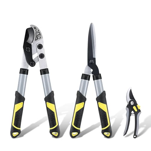 Colwelt 3-Piece Garden Shears Set with Loppers