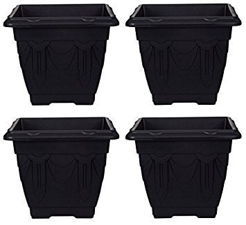4x 30cm Square Venetian Planters – Indoor & Outdoor