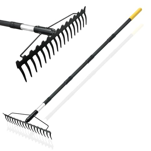 BlumeTrec Bow Rake 172cm Adjustable Handle 17 Tines