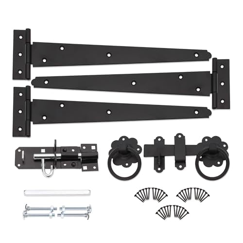 Infinity Decor Garden Gate Fitting Kit – Black