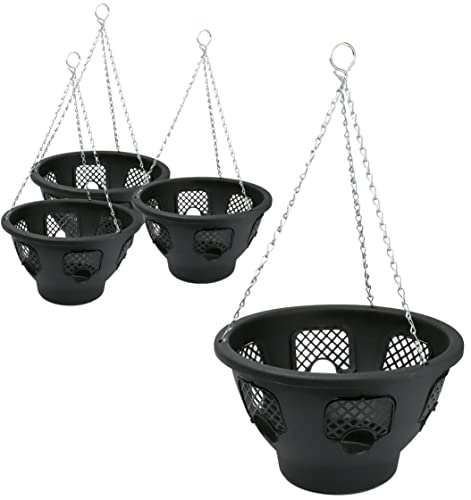 DIVCHI 12 Inch Hanging Basket Set of 4