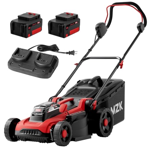 MZK 40V 41cm Cordless Lawn Mower with 2 Batteries