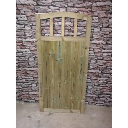 DoomTop Wooden Pressure Treated Garden Gate - 5ft (150cm) x 83cm x 5cm