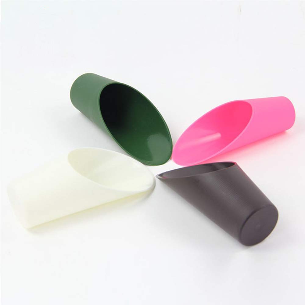 Fliyeong 4Pcs Bonsai Soil Scoops Plastic Gardening Tool Planter Colorful Shovel Scoop Small Gardening Tools Kit Heavy Duty Shovel Utility Set Random Color Stylish and Practical