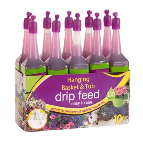 Hanging Basket Drip Feeders 10 Pack – 150 Days