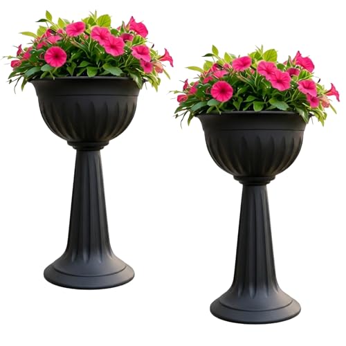 SIDSONS Large Urn Planters 75cm – Pack of 2