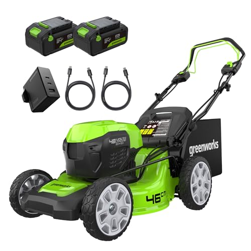 Greenworks 48V Cordless Self-Propelled Lawnmower 46cm