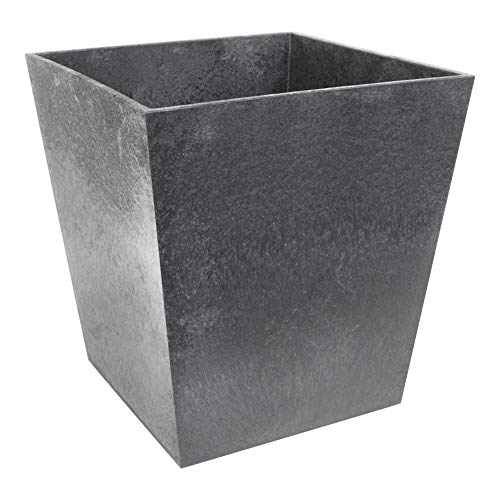 ECO GARDEN 33cm Sonata Recycled Rubber Plant Pot Pewter