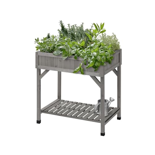 VegTrug 8 Pocket Herb Planter – Grey Wash