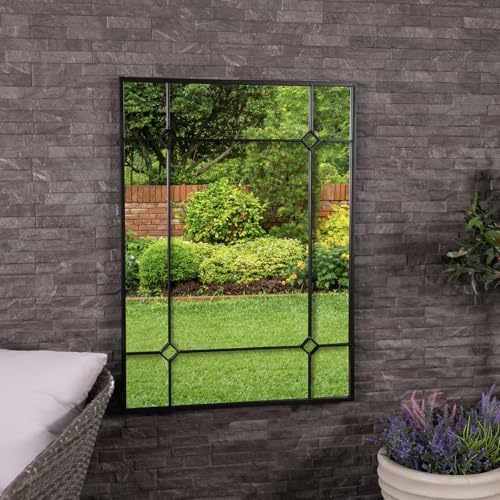 Charles Bentley Budapest Rectangular Garden Mirror 110x80cm