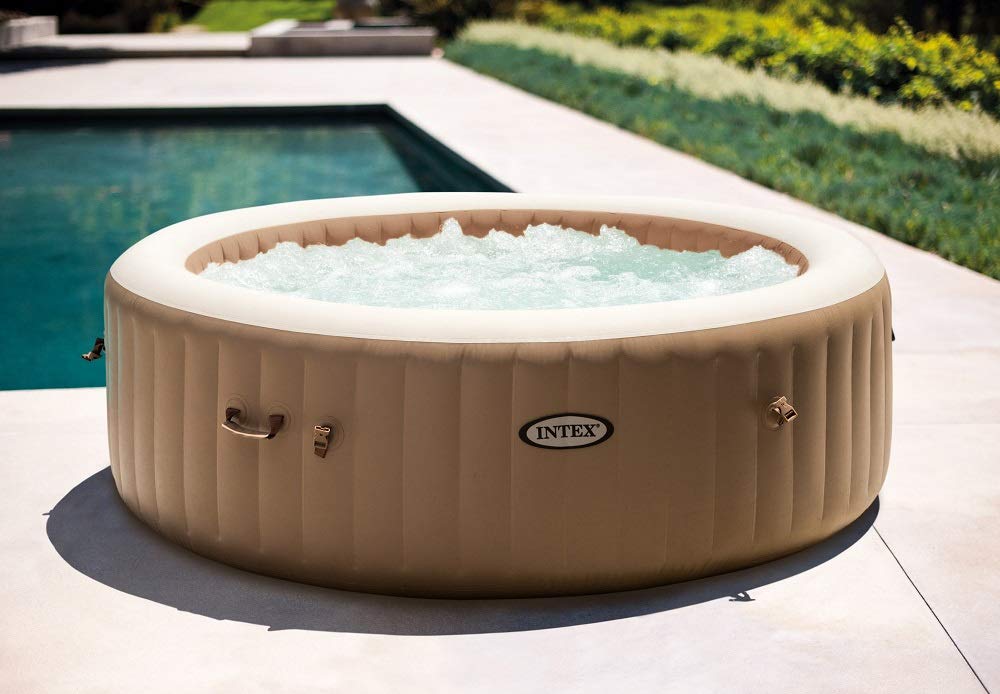 Intex PureSpa Bubble Round 6 Person with updated control base