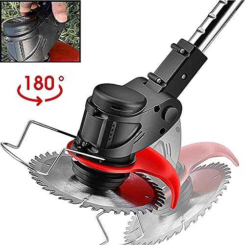 Handheld Lawn Mower Home Wireless Multifunctional Lithium Battery Lawn Mower Rechargeable Lawn Mower 2 Battery -2 Battery