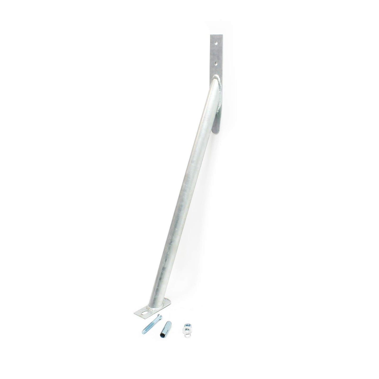 Storm Fence Post Ground Support Anchor Galvanized Steel Garden Wall Repair