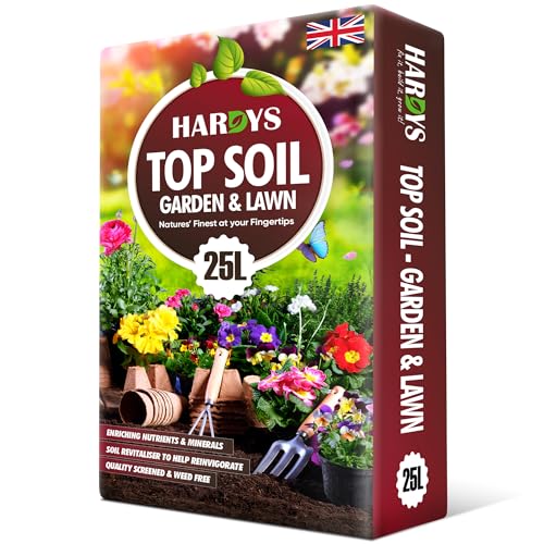Hardys 25L Enriched Topsoil for Lawn & Garden