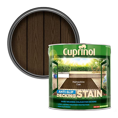Cuprinol Anti Slip Decking Stain Hampshire Oak 2.5L