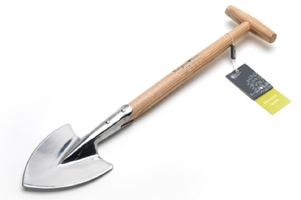 Burgon & Ball RHS Stainless Steel Perennial Spade, 56 cm Length