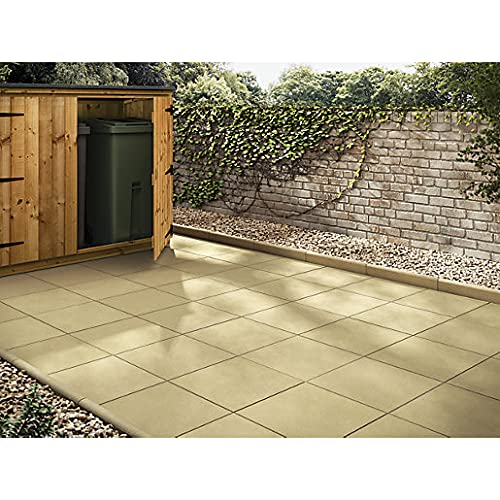 Buff Utility Paving Slabs 450x450mm – Pack of 15