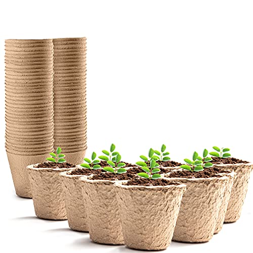 Keplin 96 Pack Biodegradable Seed Pots 5x6cm