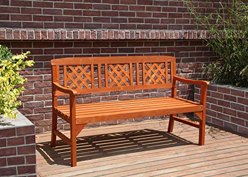BIRCHTREE 3-Seater Wooden Garden Bench WGB01