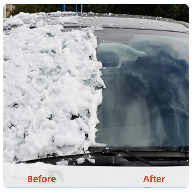 ZMShenMa Oxford Car Snow Shovel With Aluminum Alloy Telescopic Snow Removal Shovel Multifunctional Glass Shovel Snow Shovel Cleaning Scraper Snow Brush