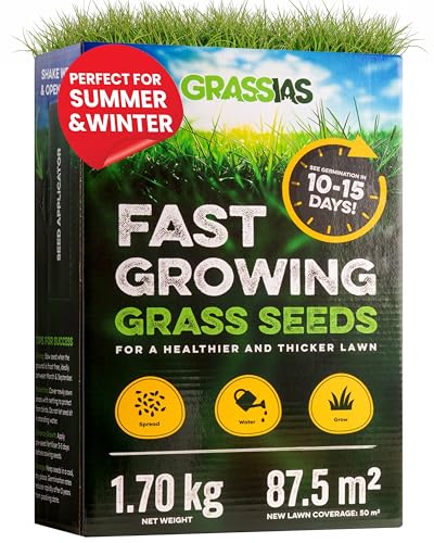 Grassias Fast Growing Grass Seed 1.70kg