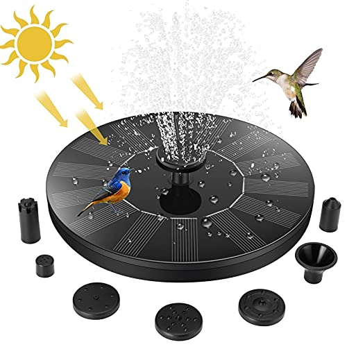 Jsdoin Solar Fountain Pump with 7 Nozzles
