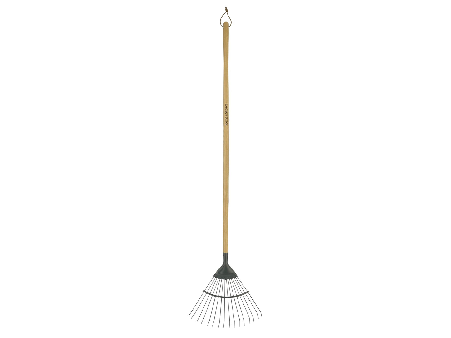 Kent & Stowe Carbon Steel Long Handled Lawn / Leaf Rake