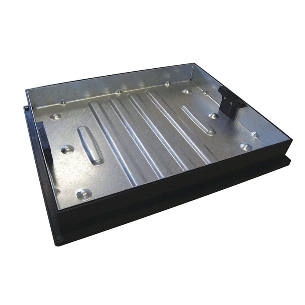 Clark Drain CD790R/80 600mm x 450mm x 80mm Recessed Block Paving Manhole Cover (Overall Size Including Frame is 695mm x 545mm x 96mm)