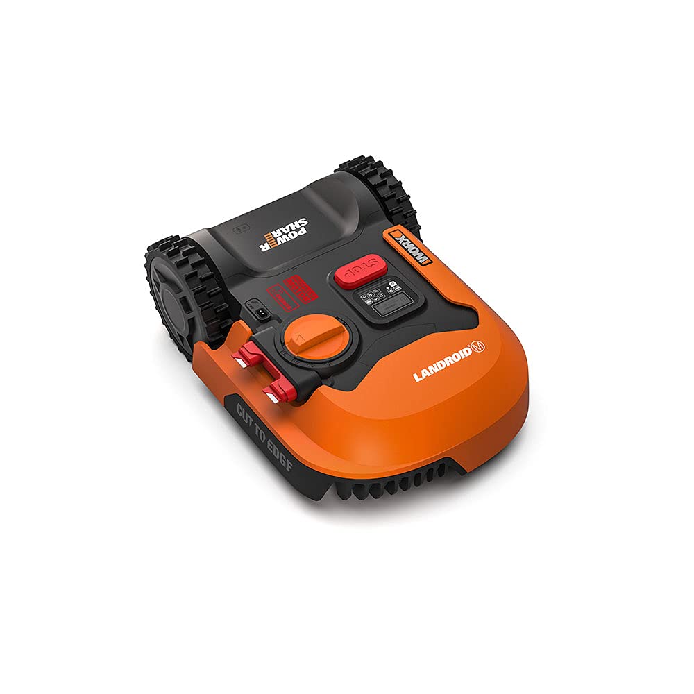 WORX Landroid WR141E Robotic Lawnmower for Medium Gardens up to 500m2 - Automatic, WiFi-Connected Robot Lawn Mower with App Control, AIA Technology and Adjustable Cutting Heights