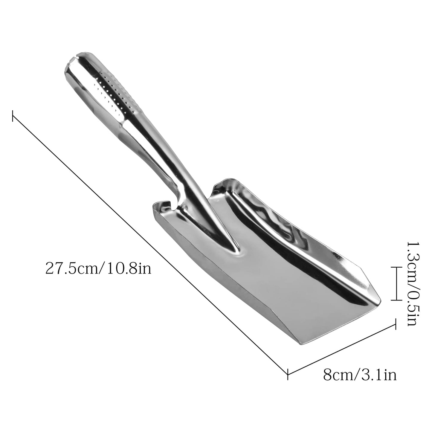 Garden Shovel Trowel Hand Shovels Stainless Steel Mini Spade Gardening Hand Tools Small Shovel for Planting, Transplanting, Weeding, Digging (2)